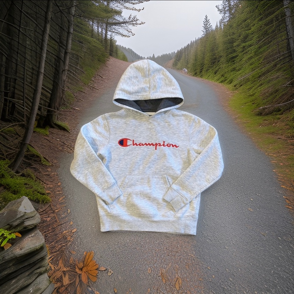 Champion Boys Hooded Sweatshirt - Picture 1 of 5